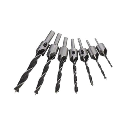 طقم ريش دريل شنيور كهربائي بتخويش مخروطي مخدد اتش...