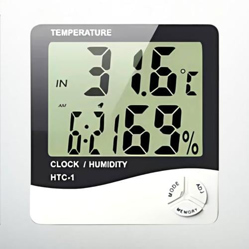 فاحص مقياس درجة الحرارة والرطوبة الكتروني ( للمستو...