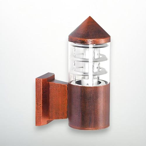 كشاف بوابة نحاسي مفرد E27 على شكل صاروخ مصنوع من ا...