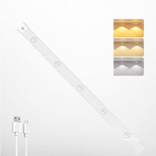 مصباح اضاءة ليد بمستشعر حركة بطول 60 سم قابل للشحن...