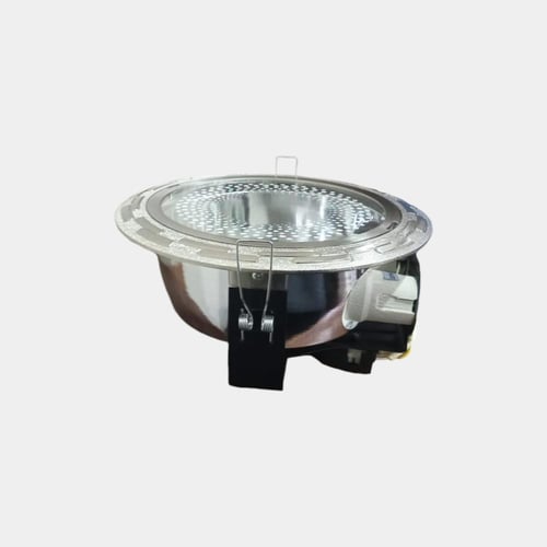 جرم سبوت لايت دائري دفن كروم مطفي كبير E27 × 2 SN...