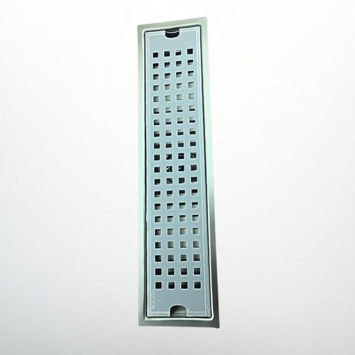 صفاية استيل مستطيلة شبك مربعات لون فضي مقاس 40 سم...