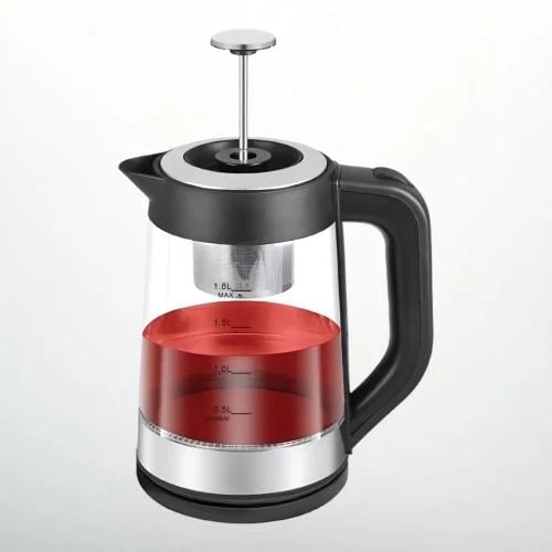 Electric kettle Jack glass with internal filter wi...
