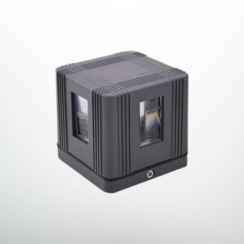 كشاف مربع اكس جداري انارة ملون 3 واط مصنوع من البل...