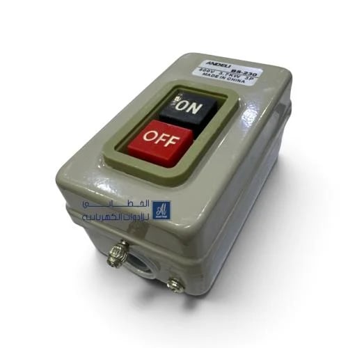 مفتاح خارجي كبس تشغيل قاطع احمر / اسود PUSHBUTTON SWITCH