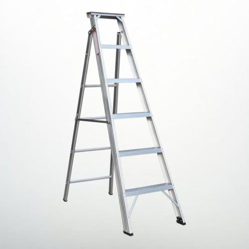 سلم 6 درج من الألمنيوم وطني مزدوج من جانب واحد قاب...