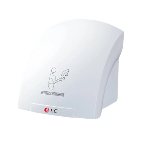 Automatic hand dryer operating without touch syste...