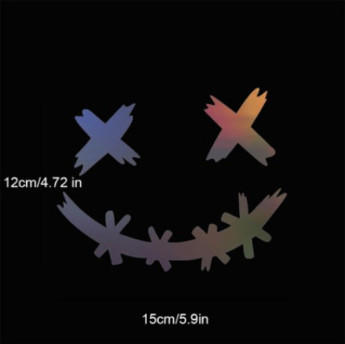 استكر عاكس للخوذه عدة الوان