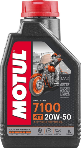 زيت تخليقي motul 20w50 للدراجات النارية