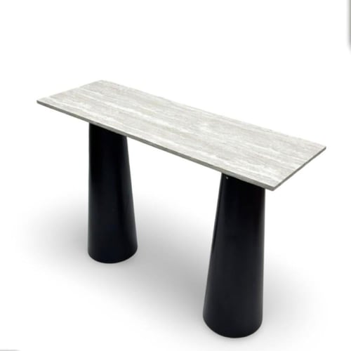 مدخل كونسول بسطح خشبي