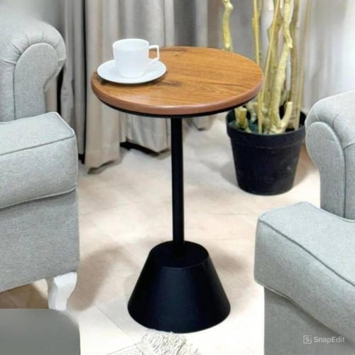 طقم طاولتين عمود مع 4 خدمة