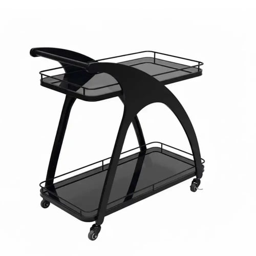 عربة تقديم اسود