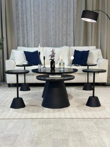 طقم طاولة ضيافة مودرن 6 قطعه فخمة