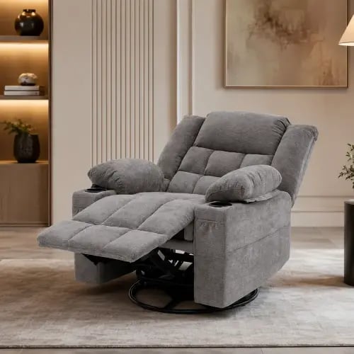كرسي استرخاء هزاز دوار SF-20 GREY