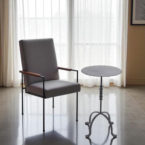 طاولة خدمة دائرية معدنية - لمسة أناقة عصرية لديكور...