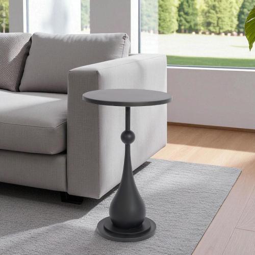 طاولة خدمة تصميم عصري رخام صناعي لون أسود