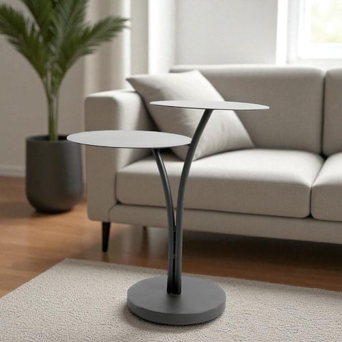 طاولة خدمة فاخرة بتصميم حديث لون أسود