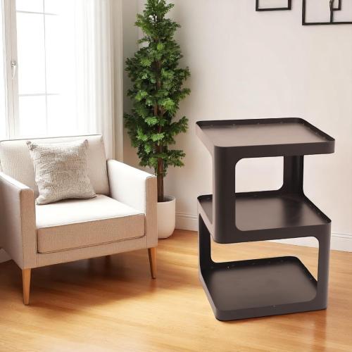 كومدينة لون اسود حديد كامل بتصميم حديث