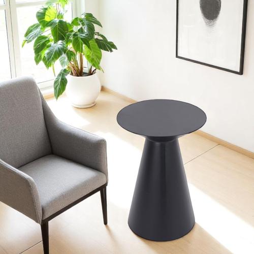 طاولة خدمة معدن حديد لون أسود تصميم أنيق