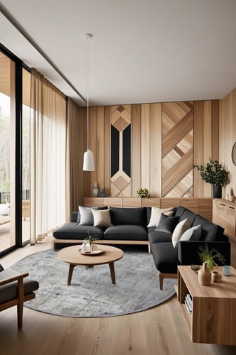 سجاد ميّاسه رمادي فاتح - تصميم مودرن عصري