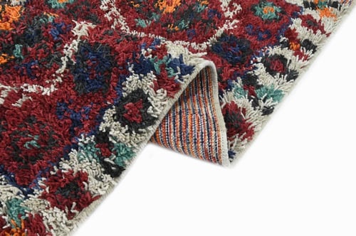 سجاد فرو البادية برجندي - تصميم تراثي متقن