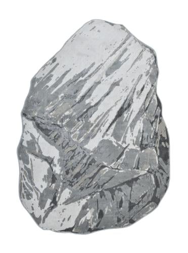 صوف مغزول - رمادي