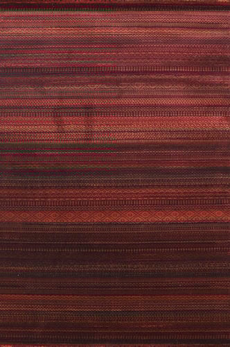 سجاد دهلاء احمر-اسود - زخرفة فنية حديثة