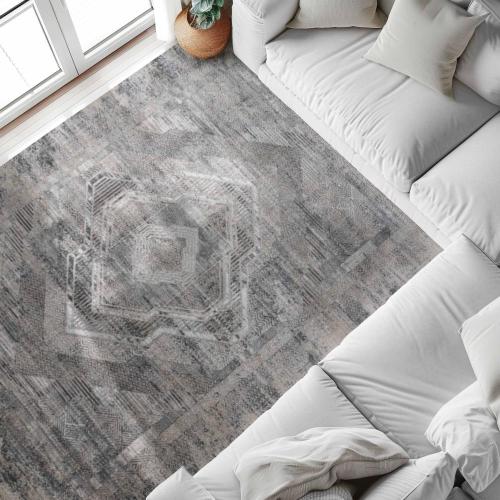 Merlin Classic Turkish Rug, 0.80x2.50, Cream Gray