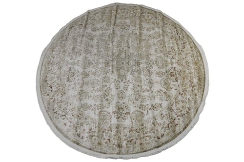 سجاد ايثار - كريم-برتقالي غامق - نقشة فاخرة