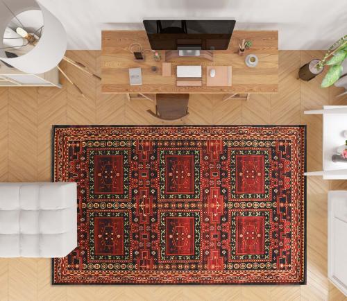 سجاد دهلاء برجندي - زخرفة فنية حديثة