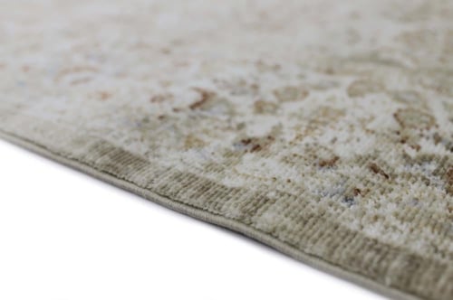 سجاد ايثار - كريم-برتقالي غامق - نقشة فاخرة