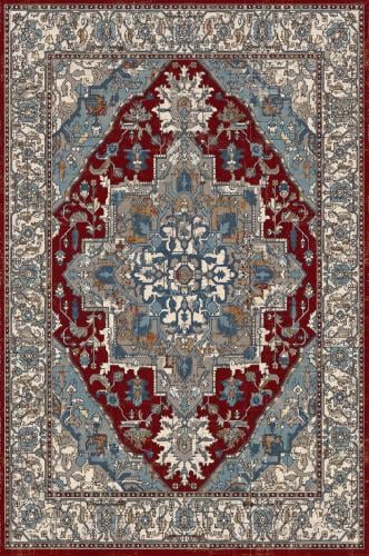 سجاد سوبر إشراق أحمر - بيج