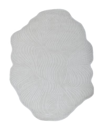 صوف مغزول - كريم