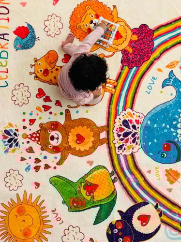 سجاد ميرال للأطفال - تصميم مغامرات الأصدقاء لغرف ا...