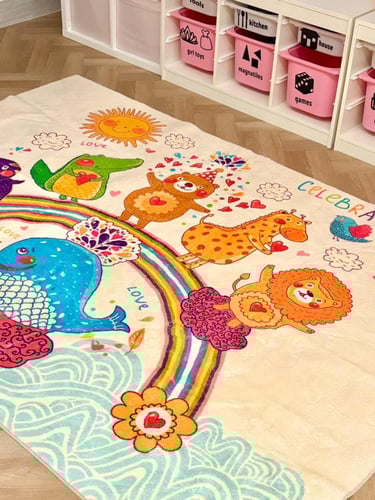 سجاد ميرال للأطفال - تصميم مغامرات الأصدقاء لغرف ا...