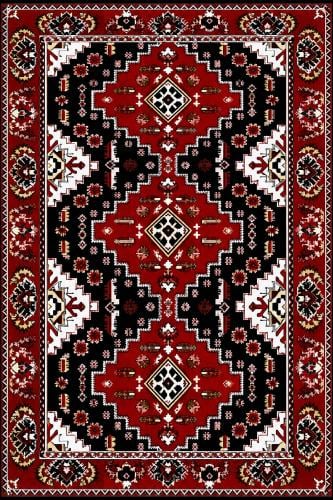 2.00X3.00 Red-Black Herat ZE12 Carpet