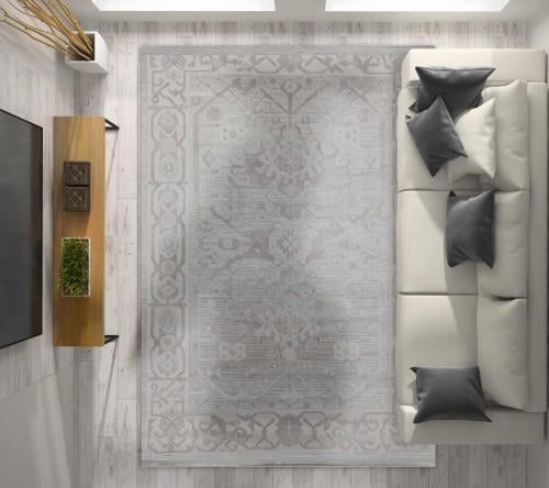 Rivan Rugs - Balanced Pattern, Cream, 0.80X2.50 cm