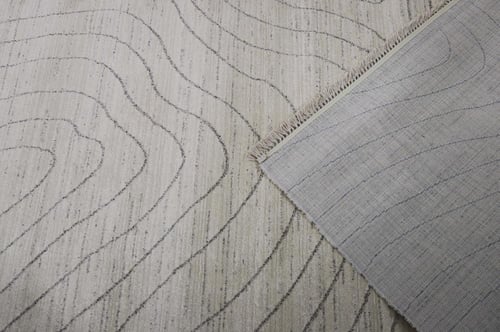 سجاد نوران كريم - رمادي - نمط رفيع