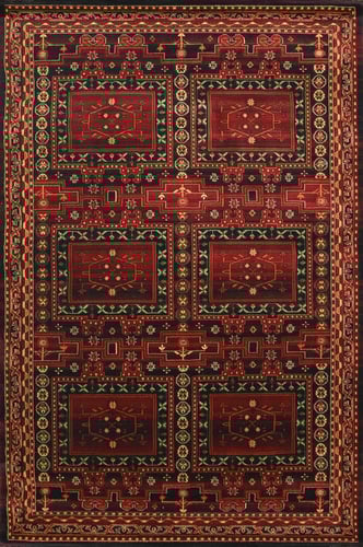 سجاد دهلاء برجندي - زخرفة فنية حديثة