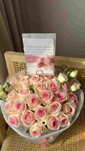 باقة نعومة الورد