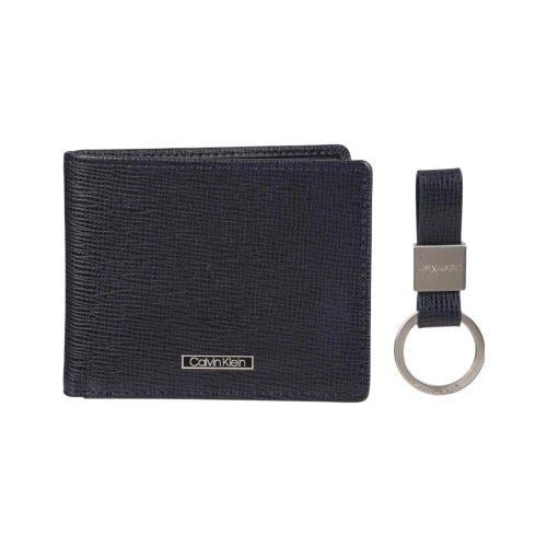 طقم محفظة وميدالية اسود كالفن كلاين