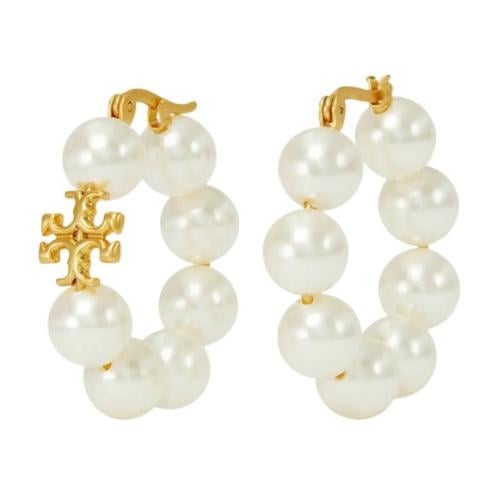 أقراط كيرا الدائرية باللؤلؤ من توري بورش