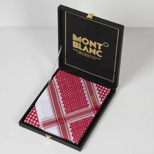 شماغ مونت بلانك شعار ذهبي