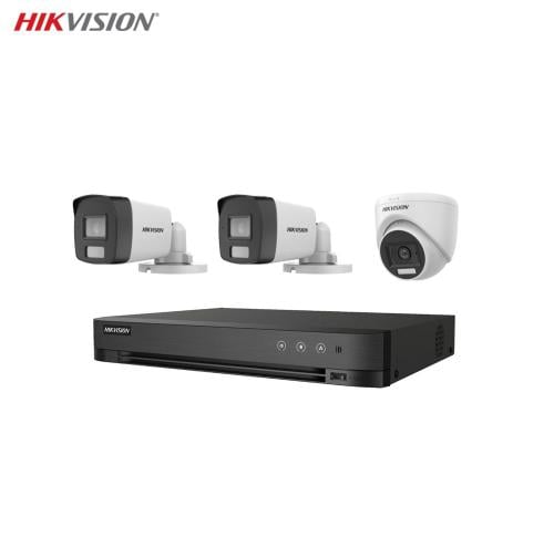 باقة 3 كاميرات مراقبة داخلية و خارجية بدقة 3K