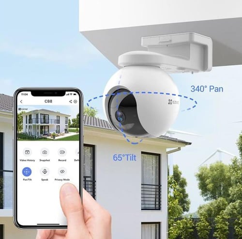 كاميرا مراقبة بالطاقة الشمسية 2K- 4G - EH8