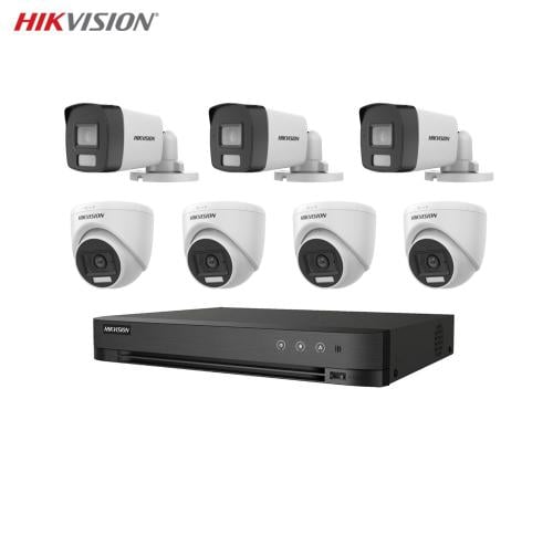 باقة 7 كاميرات مراقبة داخلية و خارجية بدقة 3K