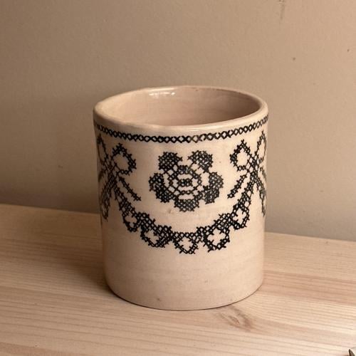 Stitched Rose Cup