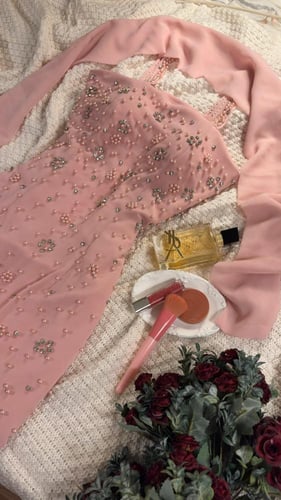 فستان سهره لحمي بلول