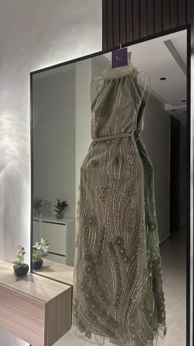 فستان سهره مطرز فخم