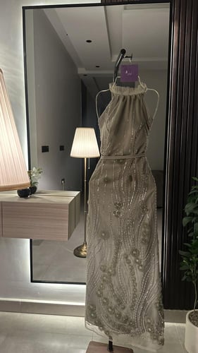 فستان سهره مطرز فخم